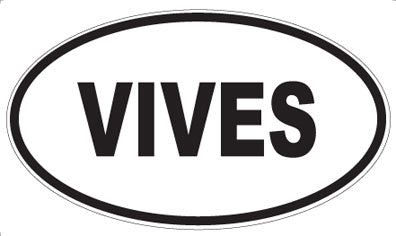VIVES - Oval Sticker