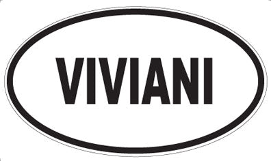 VIVIANI - Oval Sticker