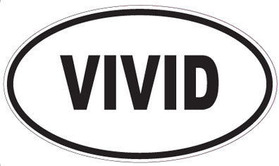 VIVID - Oval Magnet