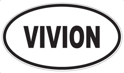 VIVION - Oval Sticker
