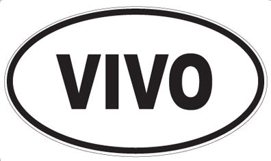 VIVO - Oval Sticker