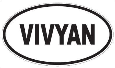 VIVYAN - Oval Sticker