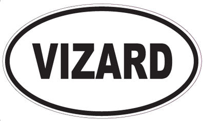 VIZARD - Oval Sticker