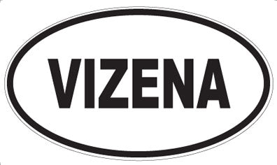 VIZENA - Oval Sticker