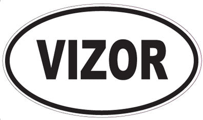 VIZOR - Oval Sticker