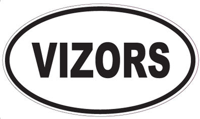 VIZORS - Oval Sticker