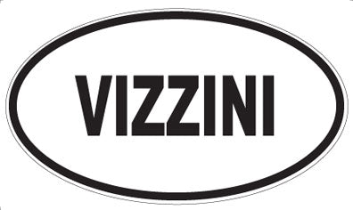 VIZZINI - Oval Sticker