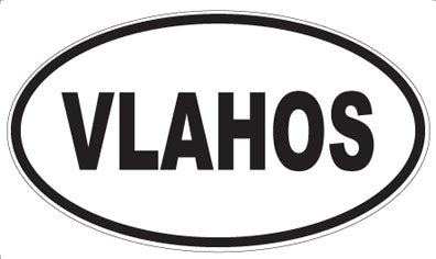 VLAHOS - Oval Sticker