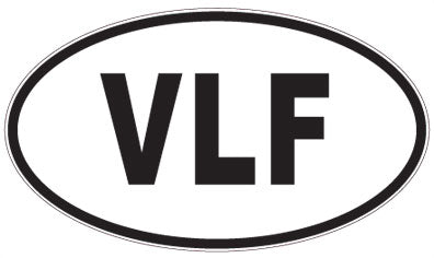 VLF - 3 Letter Initials Oval Magnet