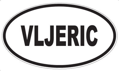 VLJERIC - Oval Sticker