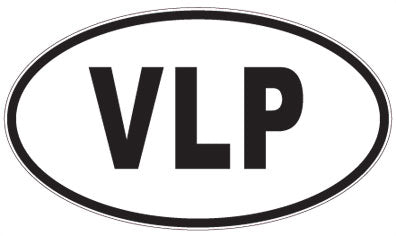 VLP - 3 Letter Initials Oval Magnet