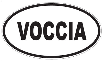VOCCIA - Oval Sticker