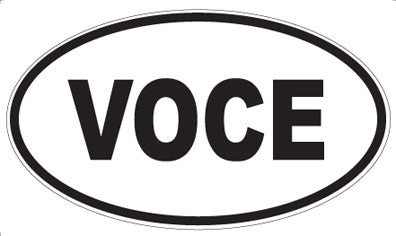 VOCE - Oval Sticker