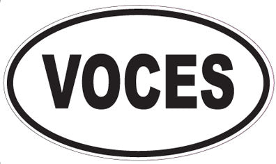 VOCES - Oval Magnet
