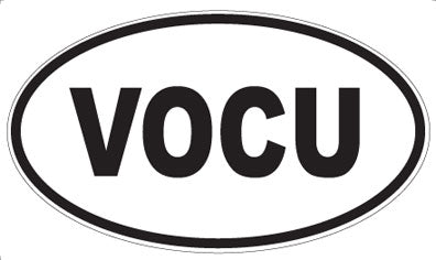 VOCU - Oval Sticker