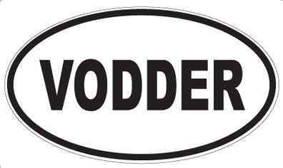 VODDER - Oval Sticker