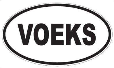 VOEKS - Oval Sticker
