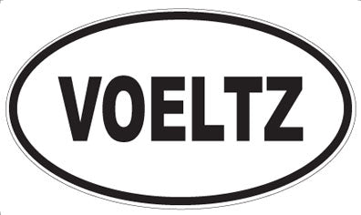 VOELTZ - Oval Sticker