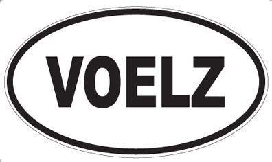 VOELZ - Oval Sticker