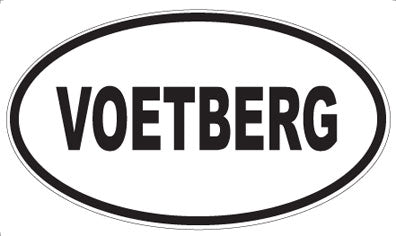 VOETBERG - Oval Magnet