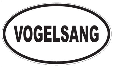 VOGELSANG - Oval Sticker
