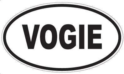 VOGIE - Oval Sticker