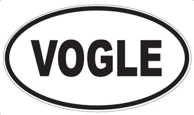 VOGLE - Oval Sticker