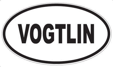 VOGTLIN - Oval Sticker