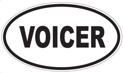 VOICER - Oval Sticker
