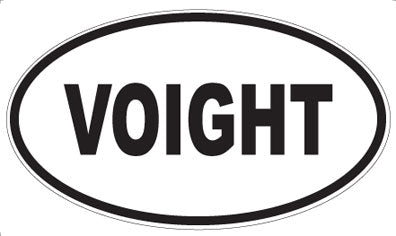 VOIGHT - Oval Sticker