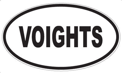 VOIGHTS - Oval Sticker