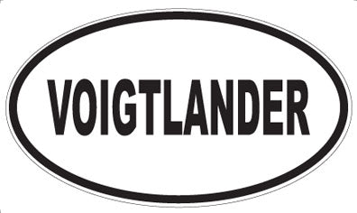 VOIGTLANDER - Oval Sticker