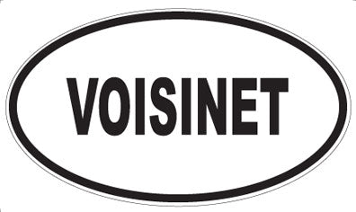 VOISINET - Oval Sticker