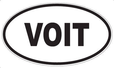 VOIT - Oval Sticker