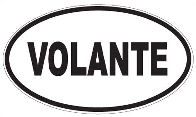 VOLANTE - Oval Sticker