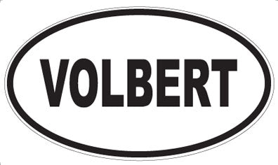 VOLBERT - Oval Sticker