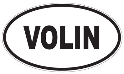 VOLIN - Oval Sticker