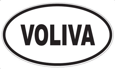 VOLIVA - Oval Sticker