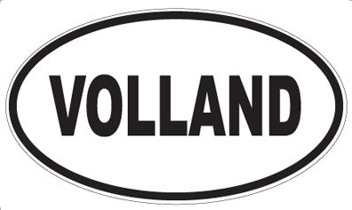 VOLLAND - Oval Sticker
