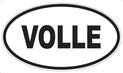 VOLLE - Oval Sticker