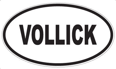 VOLLICK - Oval Sticker