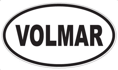 VOLMAR - Oval Sticker