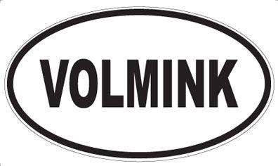 VOLMINK - Oval Sticker