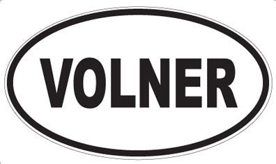 VOLNER - Oval Sticker