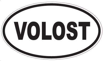 VOLOST - Oval Sticker