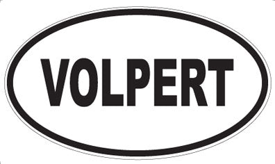 VOLPERT - Oval Sticker