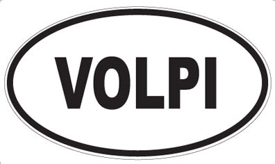 VOLPI - Oval Sticker