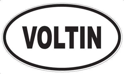 VOLTIN - Oval Sticker