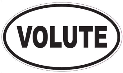 VOLUTE - Oval Sticker