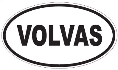 VOLVAS - Oval Sticker